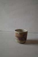 Foraged clay shino cup #2